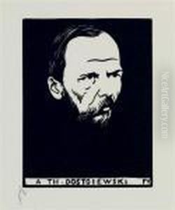 A Th. Dostoiewski by Felix Edouard Vallotton