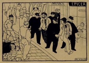 Au Violon by Felix Edouard Vallotton