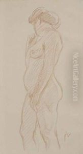 Femme Nue Debout by Felix Edouard Vallotton