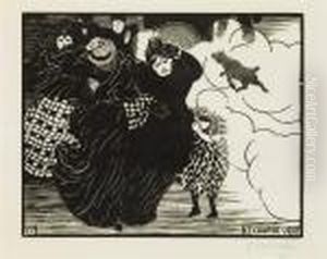 Le Coup De Vent by Felix Edouard Vallotton