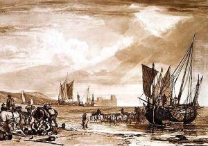 Scene on the French Coast, from the Liber Studiorum, engraved by Charles Turner, 1807 by Joseph Mallord William Turner