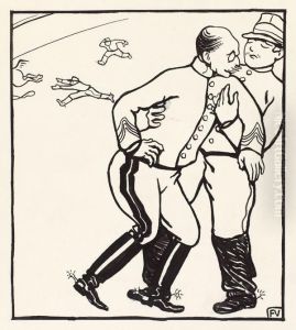 Au Concours Hippique by Felix Edouard Vallotton