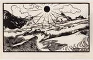Mont-blanc by Felix Edouard Vallotton