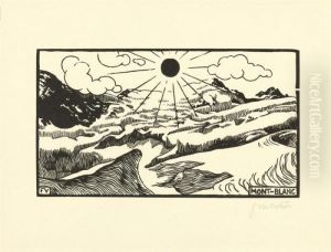 Mont-blanc by Felix Edouard Vallotton