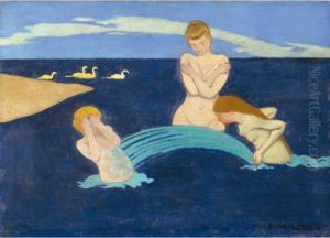 Petites Baigneuses by Felix Edouard Vallotton