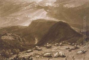 Hind Head Hill, from the Liber Studiorum, engraved by Robert Dunkarton, 1811 by Joseph Mallord William Turner