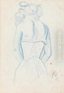 Etude Pour "le Chapeau Violet".