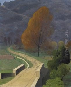 Pont Sur Le Beal by Felix Edouard Vallotton