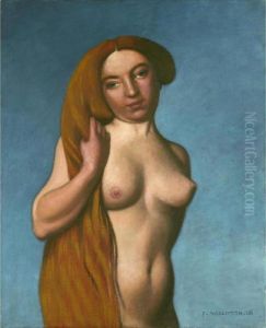 Torso Of A Woman, With Loose, Red Hair
