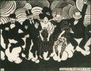 Lejoyeuxquartier Latin by Felix Edouard Vallotton
