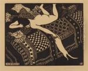 La Paresse. 1896. by Felix Edouard Vallotton