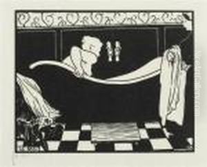 Le Bain. 1894. by Felix Edouard Vallotton