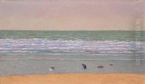La Plage De Deauville Par Grand Vent