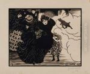 Le Coup De Vent by Felix Edouard Vallotton