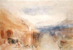 Oberhofen, Lake Thun, c.1848 by Joseph Mallord William Turner