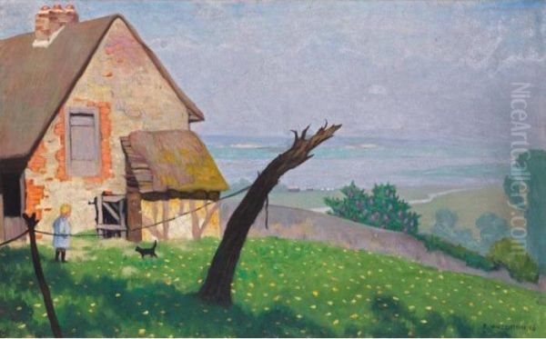 Vieille Ferme, Environs D'honfleur, 1916
Old Farm, Near Honfleur, 1916 - view 1