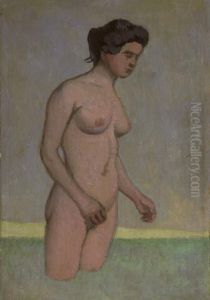 Baigneuse Debout, De Profil by Felix Edouard Vallotton