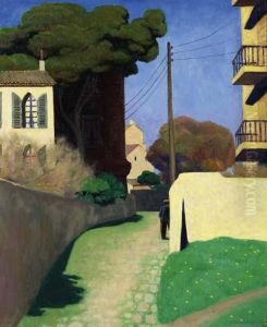 Chemin Au Mourillon. 1925. by Felix Edouard Vallotton