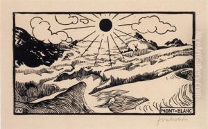 View Of The Mont-blanc (v. / G. 88) by Felix Edouard Vallotton