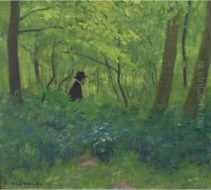 Le Satyr In The Bois De Boulogne by Felix Edouard Vallotton