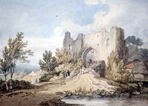 Llanblethian Castle Gateway, 1797 by Joseph Mallord William Turner