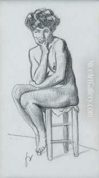 Le Modele Au Tabouret - view 1