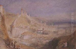 Lucerne from the Walls, c.1841 by Joseph Mallord William Turner