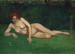 Nu by Felix Edouard Vallotton