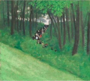 Buttes-chaumont by Felix Edouard Vallotton