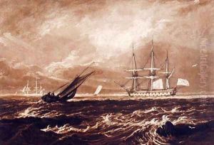 The Leader Sea Piece, engraved by Charles Turner 1773-1857 1859-61 by Joseph Mallord William Turner