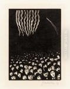 L'exposition Universelle by Felix Edouard Vallotton