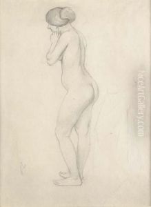 Nu Debout by Felix Edouard Vallotton