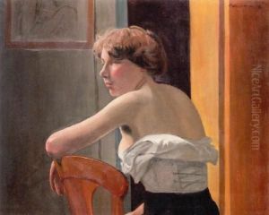 Ruhendes Modell by Felix Edouard Vallotton