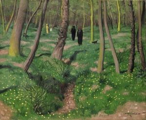 Sousbois En Printemps by Felix Edouard Vallotton