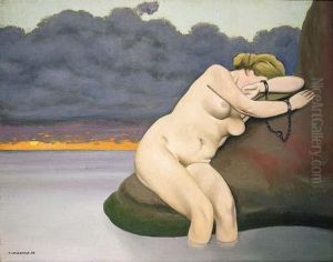 Andromede Enchainee by Felix Edouard Vallotton