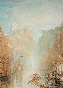On the Upper Rhine, c.1820 by Joseph Mallord William Turner