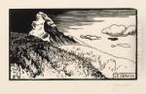 Le Cervin by Felix Edouard Vallotton