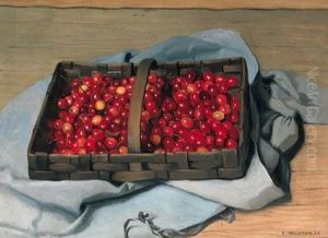 Le Panier De Cerises by Felix Edouard Vallotton