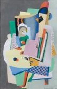 La Lecon De Piano by Georges Valmier