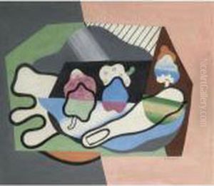 Main Tenant Des Fraises by Georges Valmier