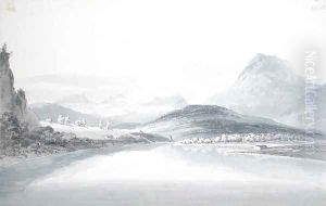 Lake of Klontal, after John Robert Cozens 1752-99 by Joseph Mallord William Turner