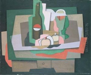 Nature Morte Sur Une Table by Georges Valmier