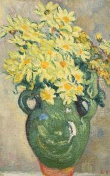 Vase De Fleurs Jaunes - view 1