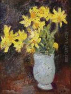 Vase Aux Marguerites Jaunes Vase Aux Marguerites Jaunes