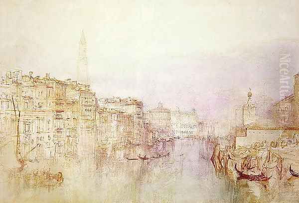 The Grand Canal looking towards the Dogana - view 1