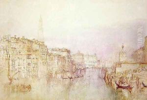 The Grand Canal looking towards the Dogana by Joseph Mallord William Turner