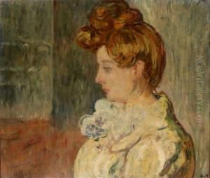 Femme Au Moulin Rouge by Louis Valtat