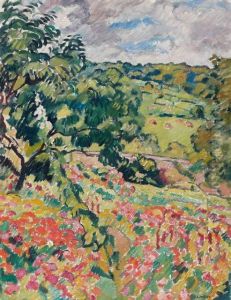 Jardin Fleuri A Choisel by Louis Valtat