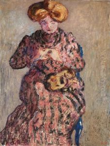 Femme Au Chat by Louis Valtat