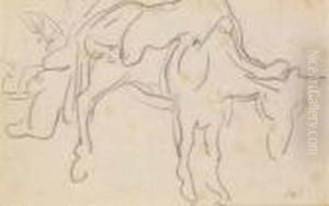 Etude De Cheval Et Marechal Ferrand